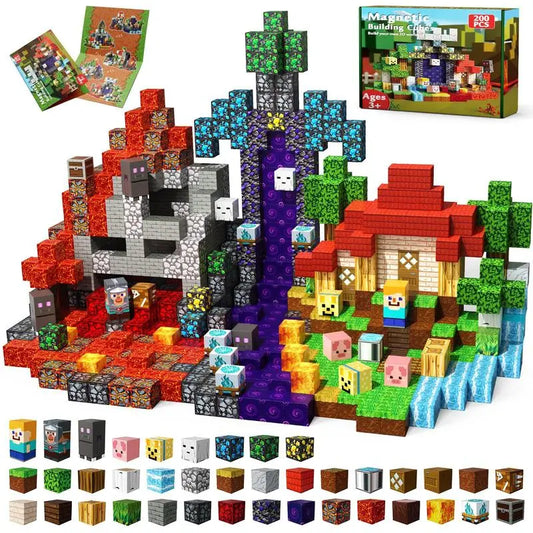 MINECRAFT Magnetic Building Blocks